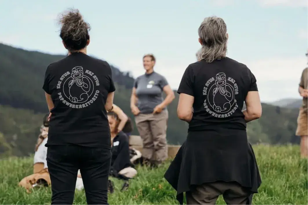 Jessica Hutchings and Jo Smith, co-founders of Papawhakaritorito Trust.