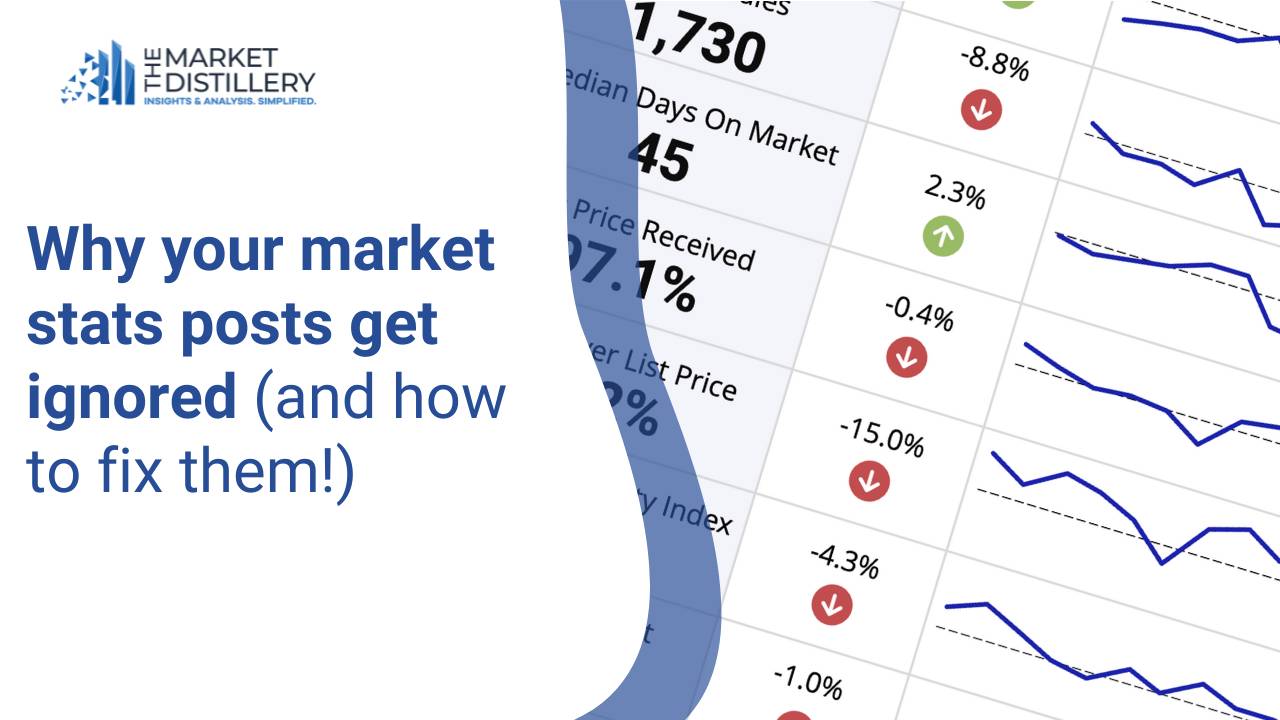 Why Your Market Stats Posts Get Ignored (And The Fix)