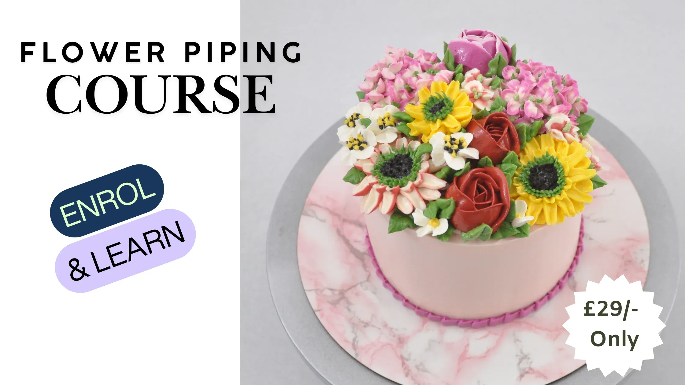 Flower Piping Course