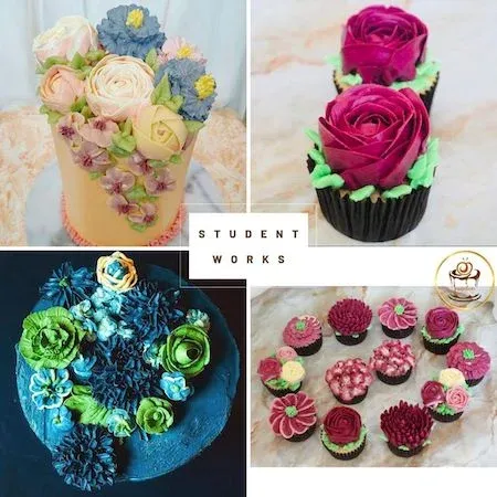 Buttercream Petals Student Work