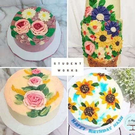 Buttercream Petals Student Work