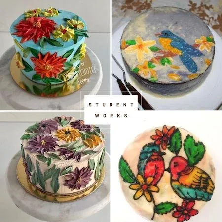 Buttercream Petals Student Work