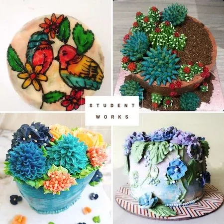 Buttercream Petals Student Work