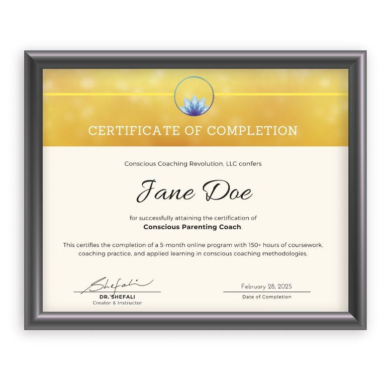 Certified Conscious Parenting Coach