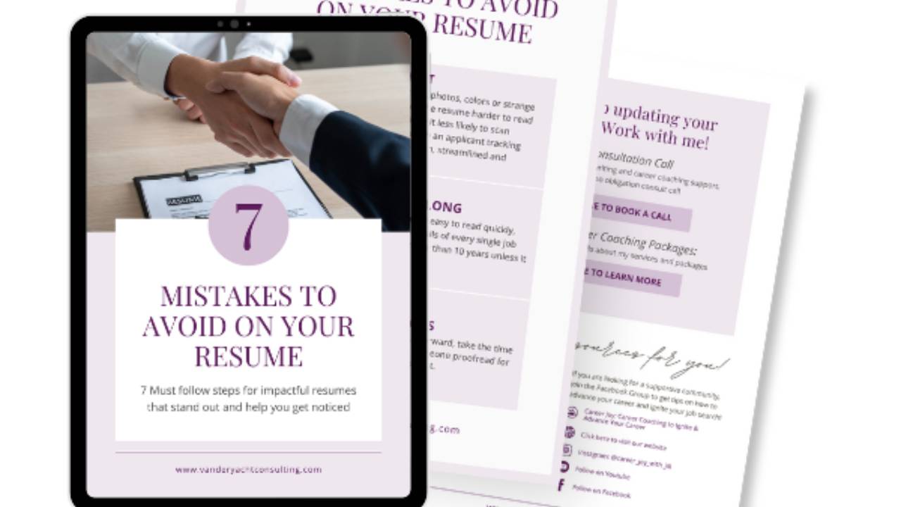 7 Mistakes to Avoid on Your Resume