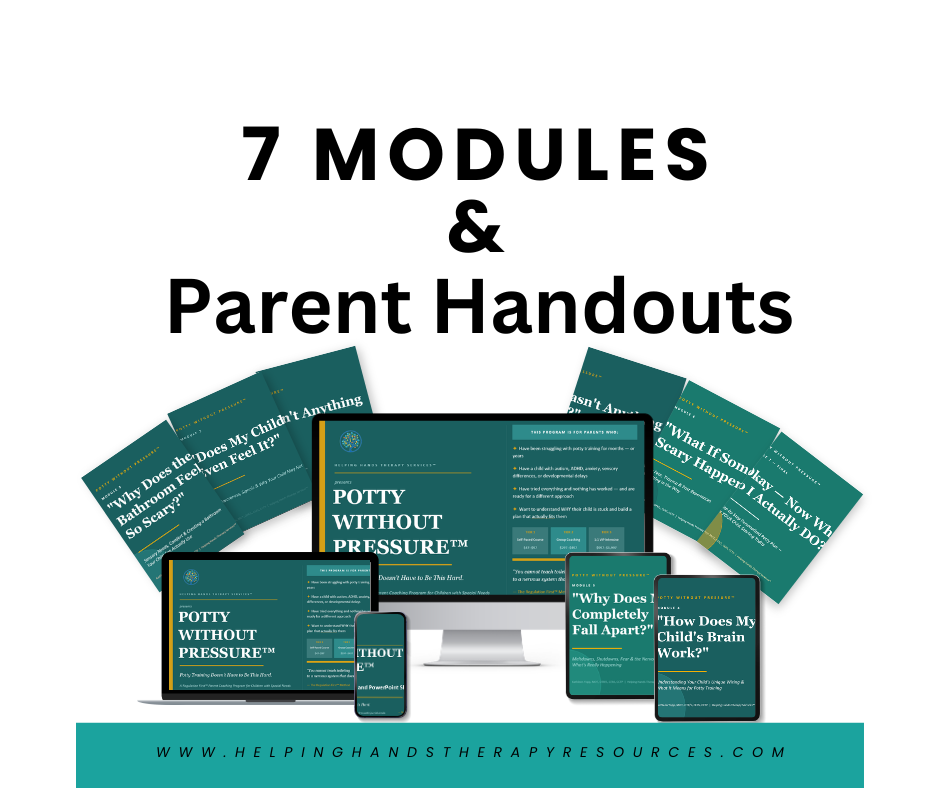 Potty Without Pressure™ — course mockup