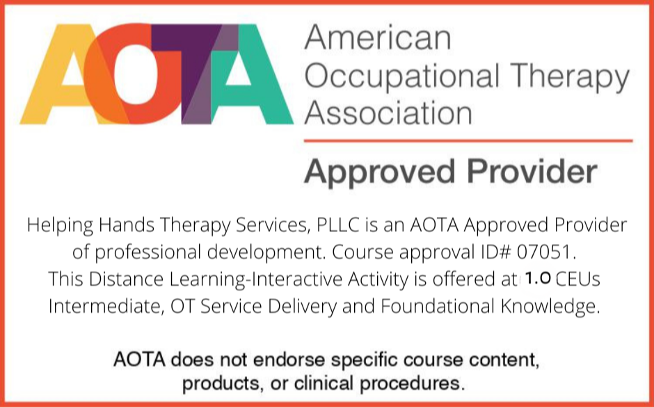 AOTA Approved Provider