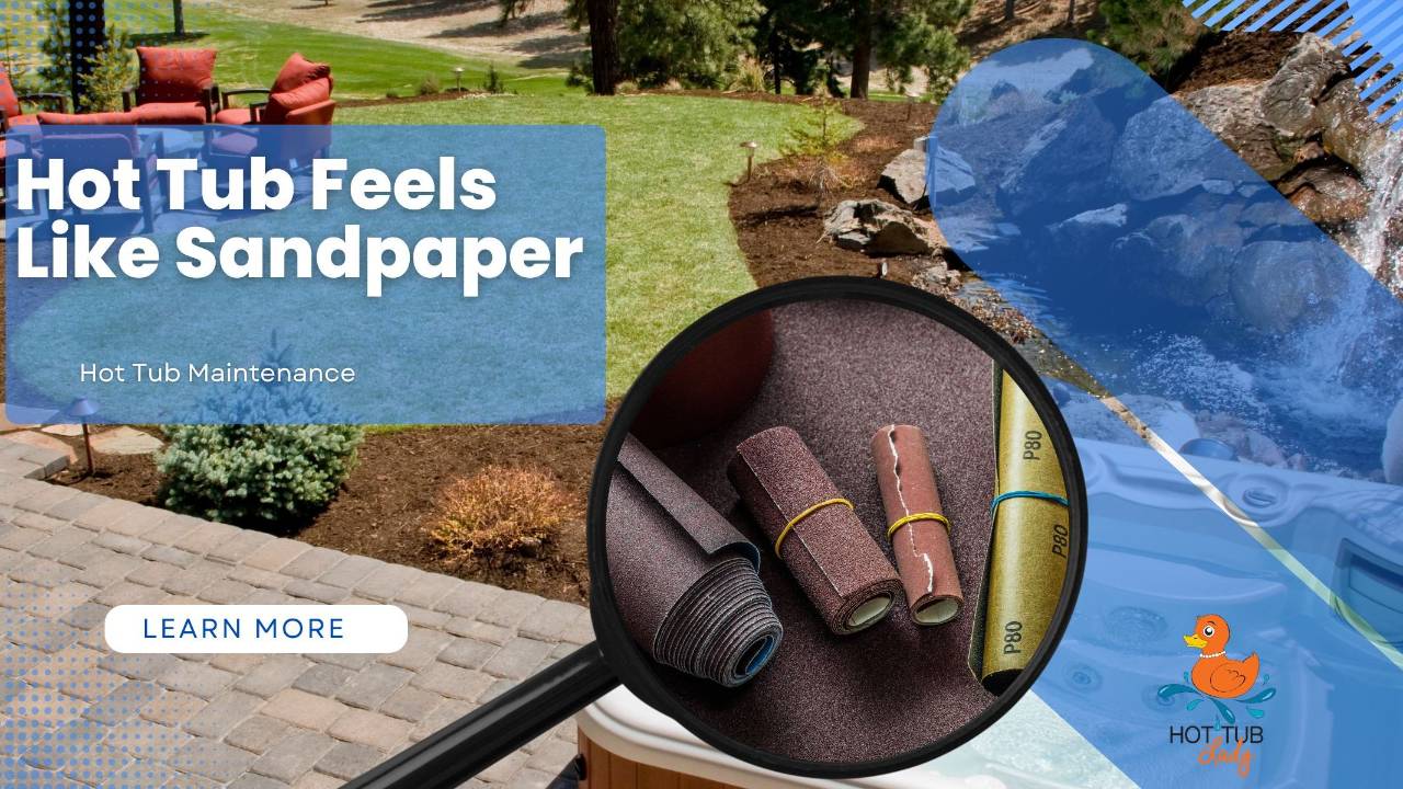 How to Fix a Hot Tub That Feels Like Sandpaper The Hot Tub Lady