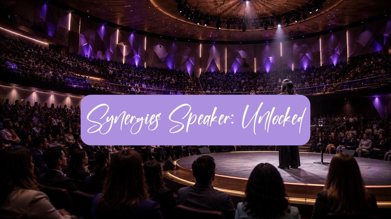 Synergies Method Coaching Strategic Speaking & Communication 6-Session Coaching Arc Package