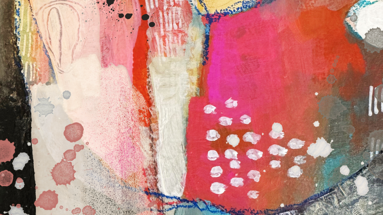Original artwork by Jennifer Currie — something mid-process, beautifully unfinished or becoming
