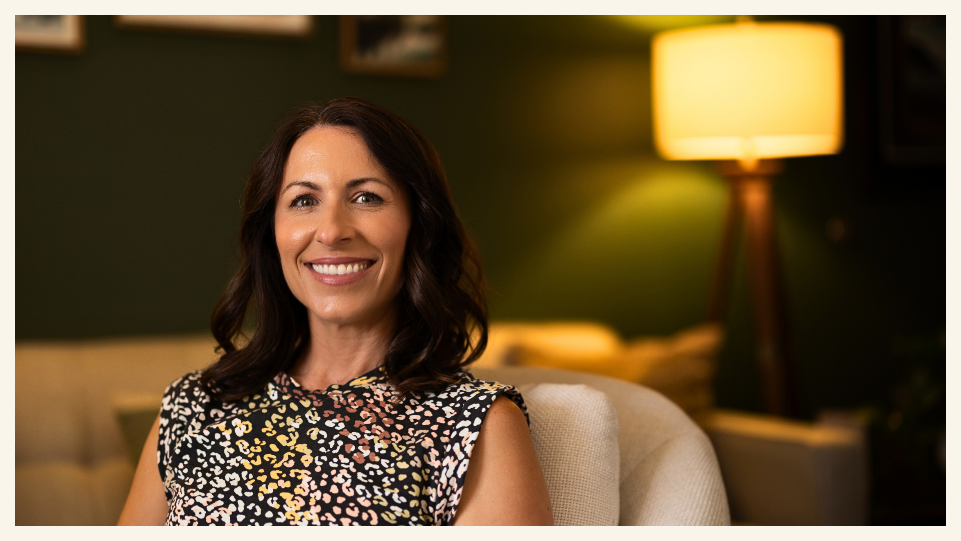 Dr. Lesley Tate-Gould, PsyD, licensed psychologist and somatic therapist, in her Orange County therapy office