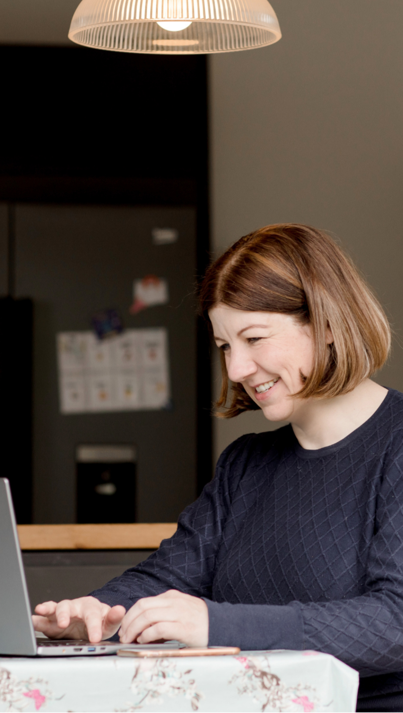 Woman at laptop