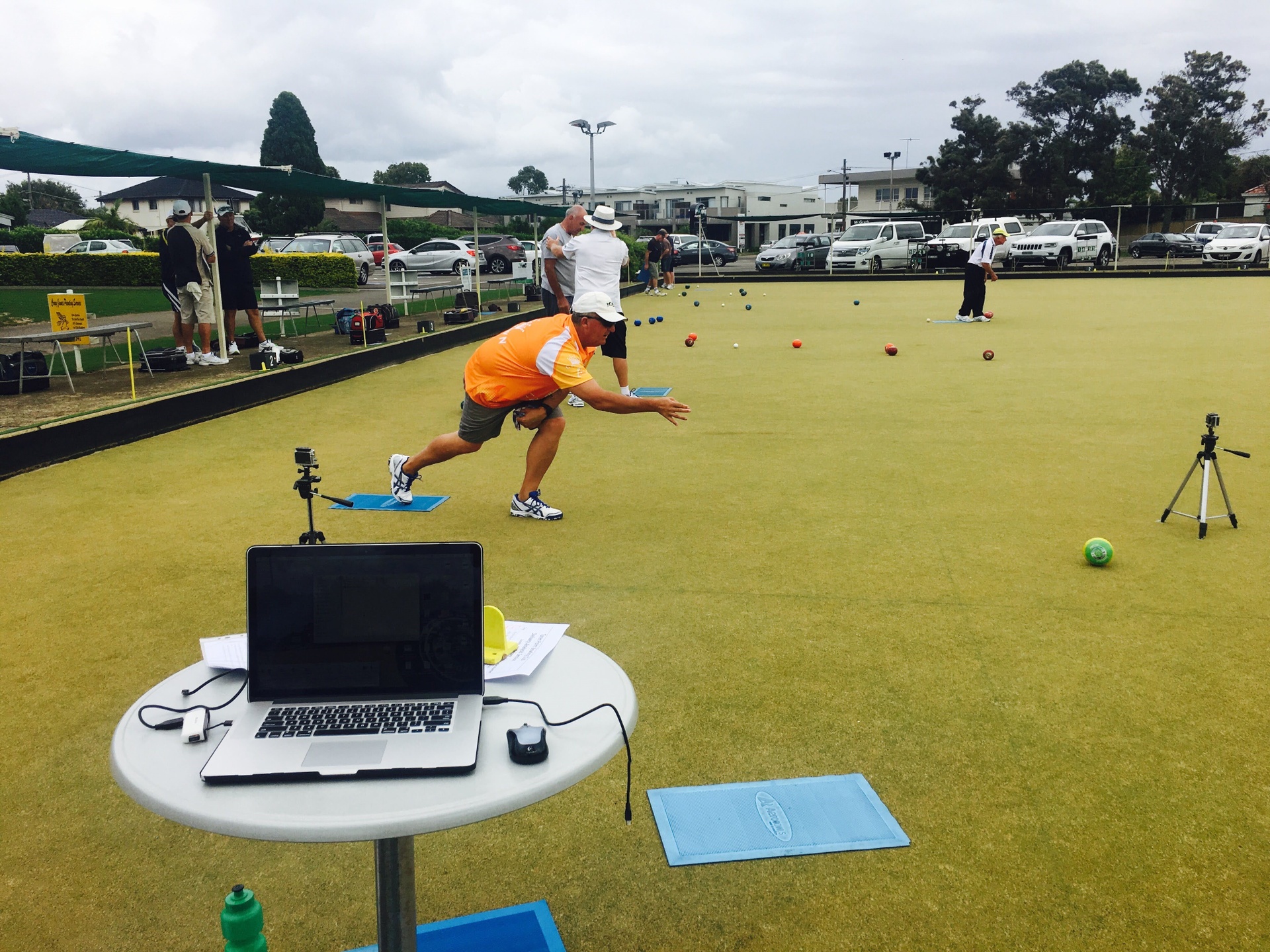 lawn bowls on green delivery analysis