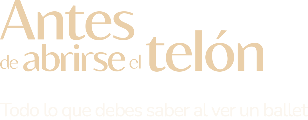 Antes de Abrirse el Telón