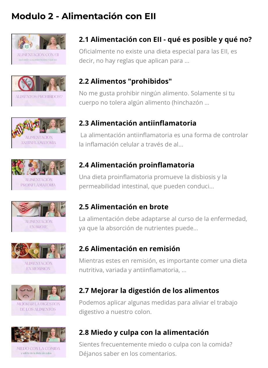 Vivir bien con Crohn y colitis ulcerosa alimentación antiinflamatoria y regenerar la flora intestinal
