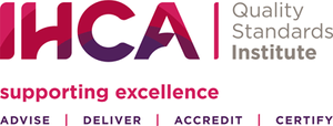 Institute for Healthy Communities Australia Certification logo, symbolizing its status as an approved quality auditor on the NDIS Auditor List, reflecting professionalism.
