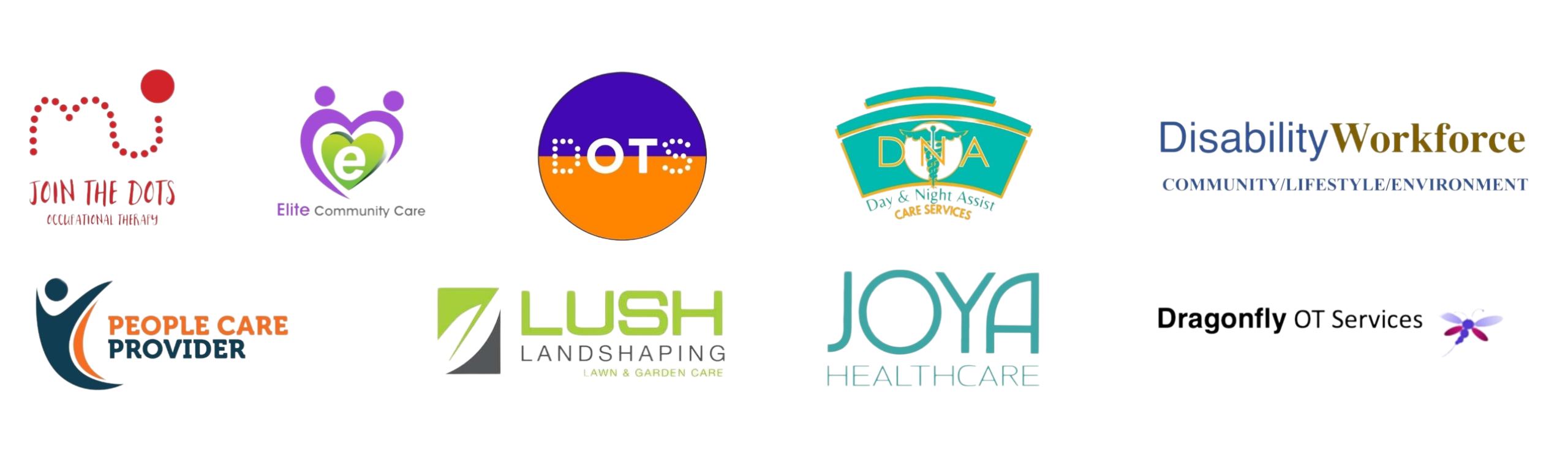 Company Logos of Our Services that have been trusted by hundreds of new and established NDIS Providers