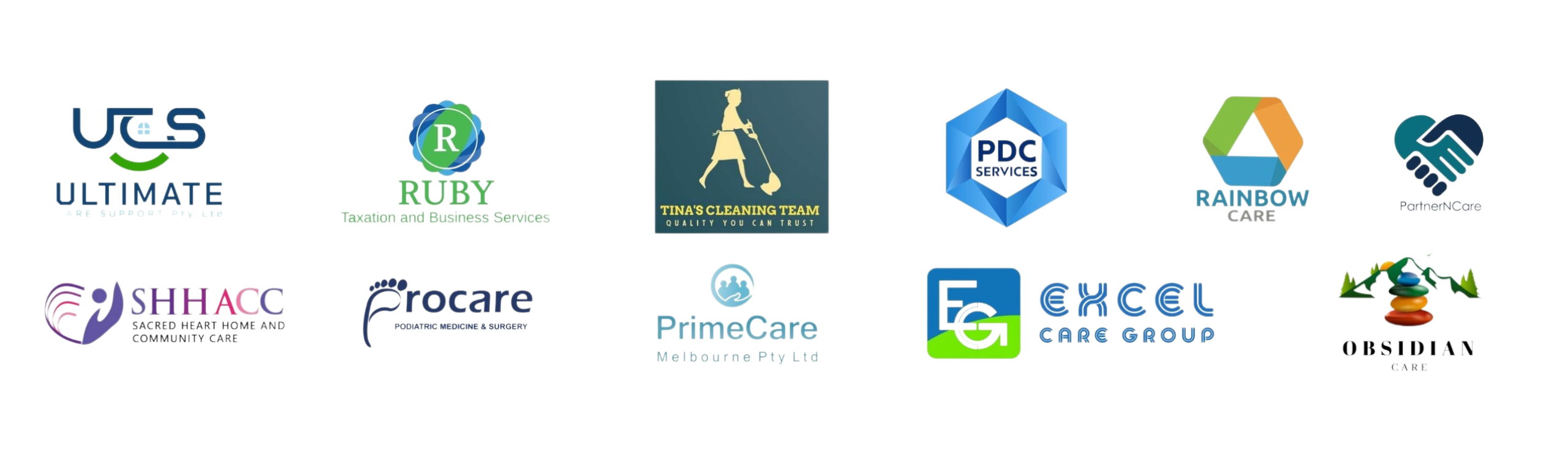 Company Logos of Our Services that have been trusted by hundreds of new and established NDIS Providers