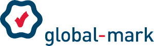 Global-Mark logo, symbolizing its status as an approved quality auditor on the NDIS Auditor List, reflecting professionalism.