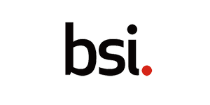 BSI Group (Australia and New Zeland) logo, symbolizing its status as an approved quality auditor on the NDIS Auditor List, reflecting professionalism.