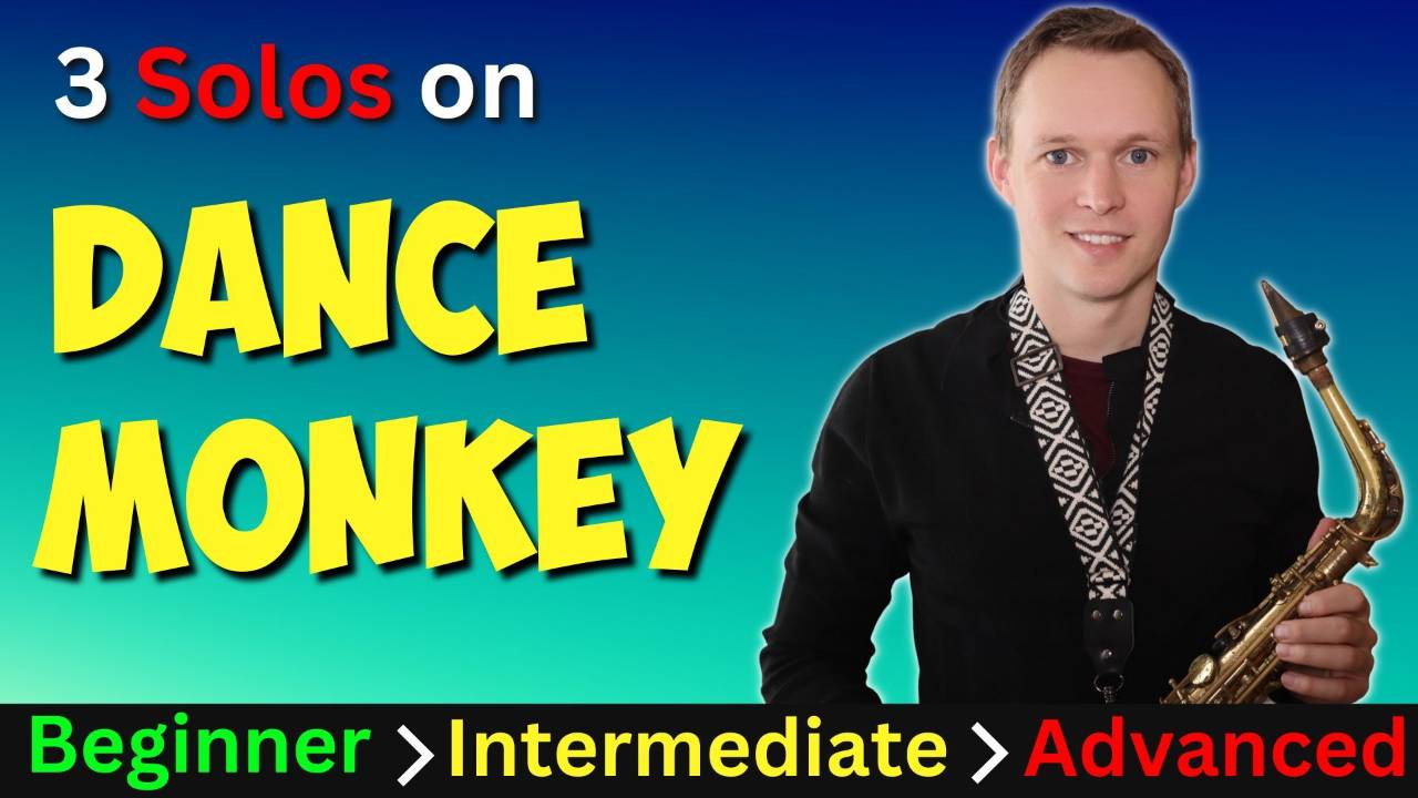 93 How to Solo on Dance Monkey on Sax