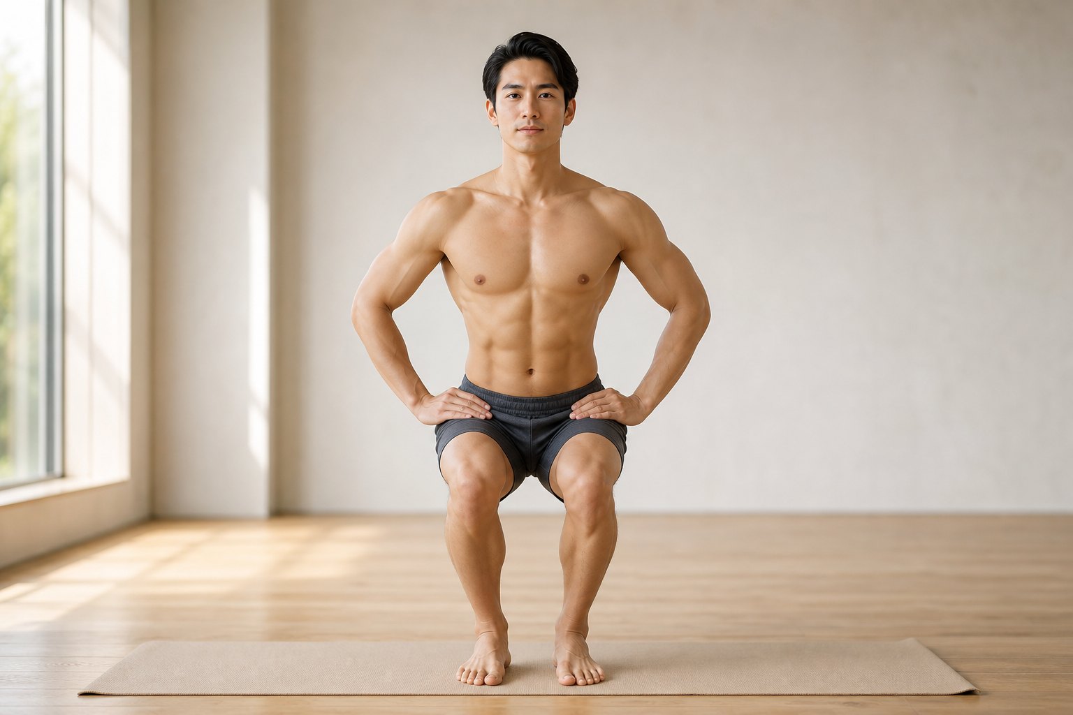 椅子のポーズの軽減法の例