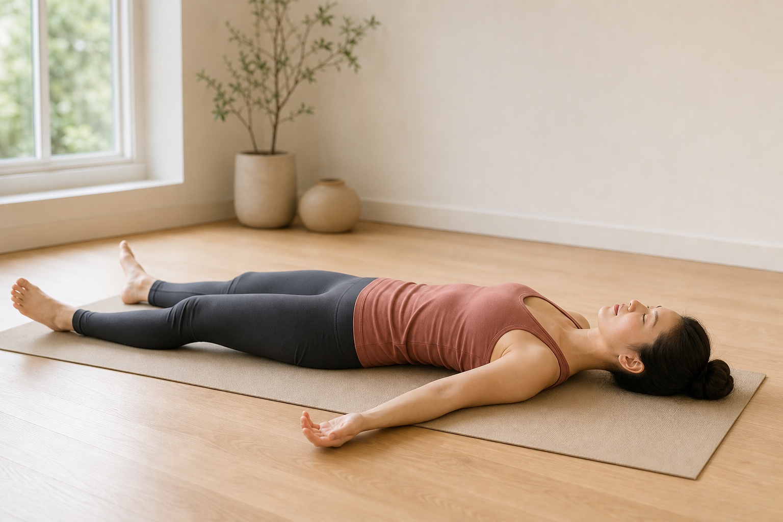 屍のポーズ (Savasana Pose) のやり方・効果・アライメント