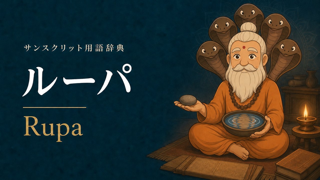 ルーパ (Rupa) の意味を表すイラスト (サンスクリット用語辞典)