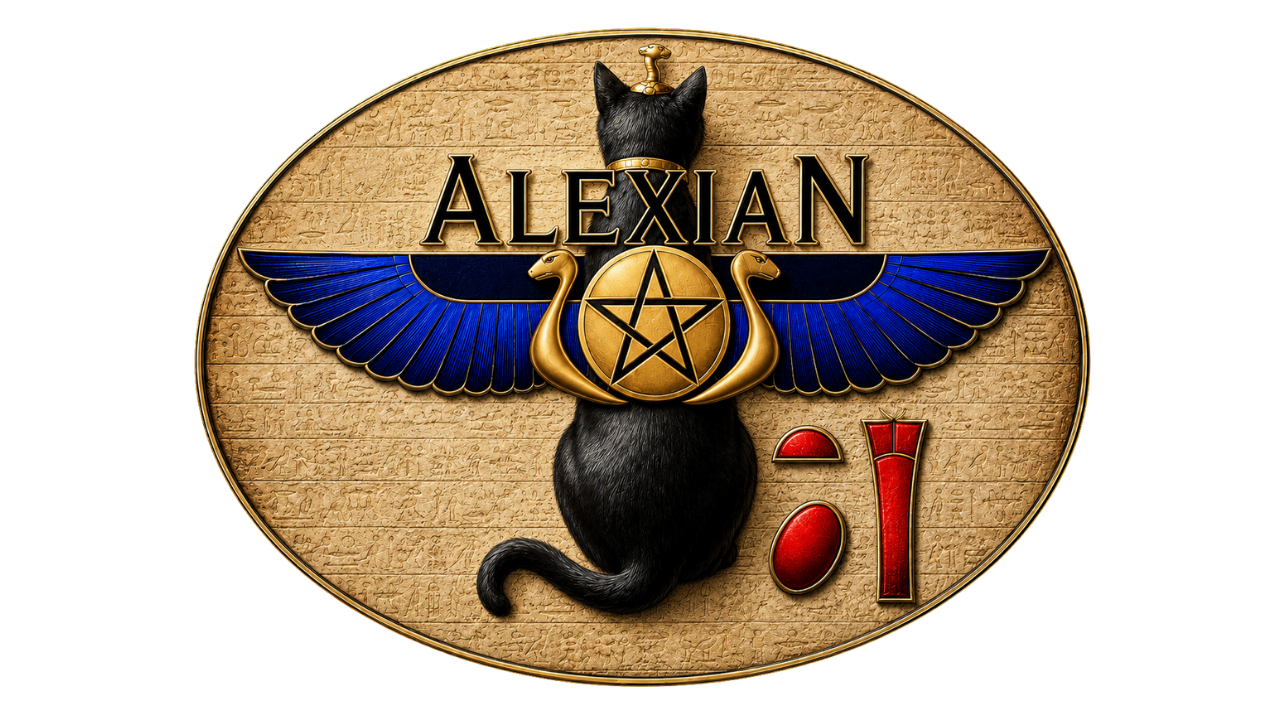 An image of Alexian's logo which is used as the artwork on the MP3 cover for the song "Circle of Power".