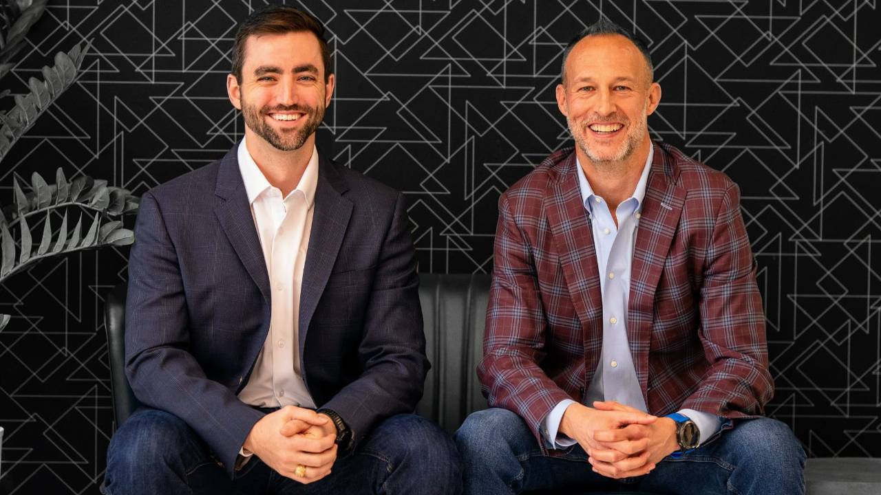 Nick Bezner and Jeff Schiefelbein sitting for Undivided Life Portrait 