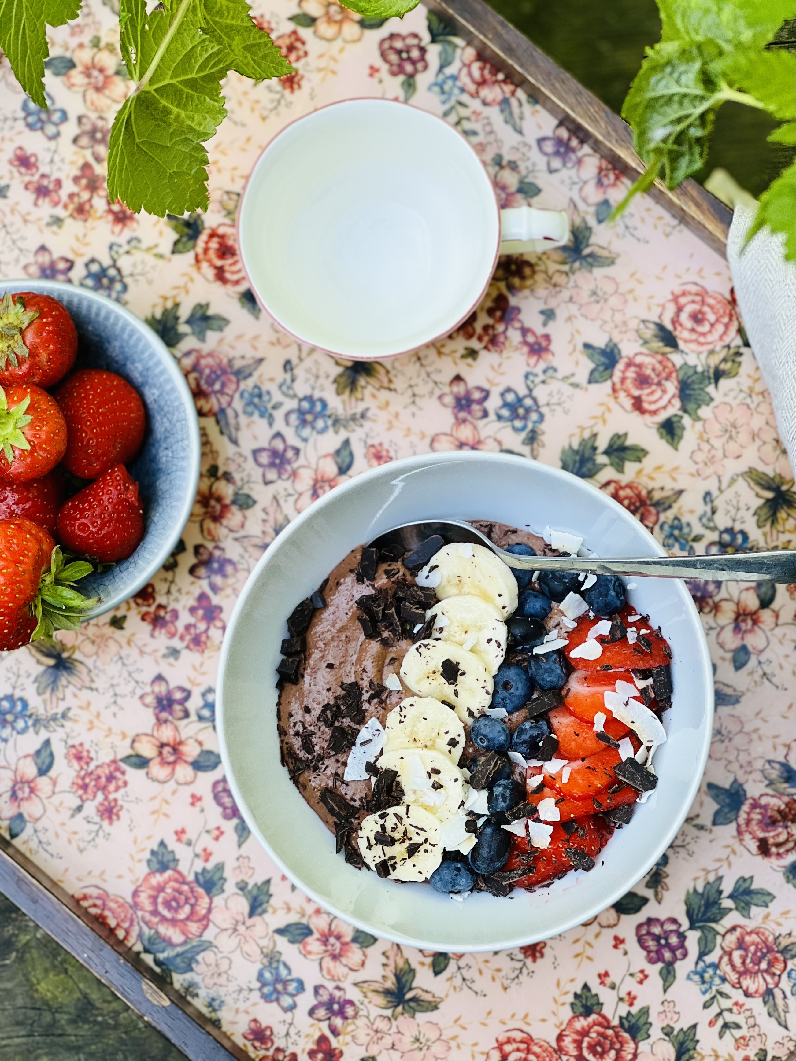 Chokladgröt av aktiverad/groddad bovete