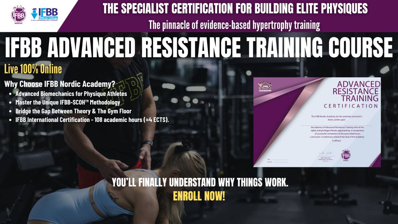IFBB Advanced Resistance Training