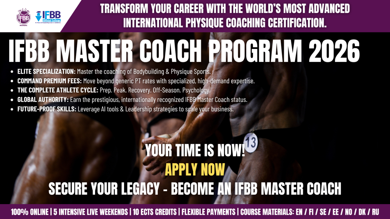 IFBB Master Coach Program