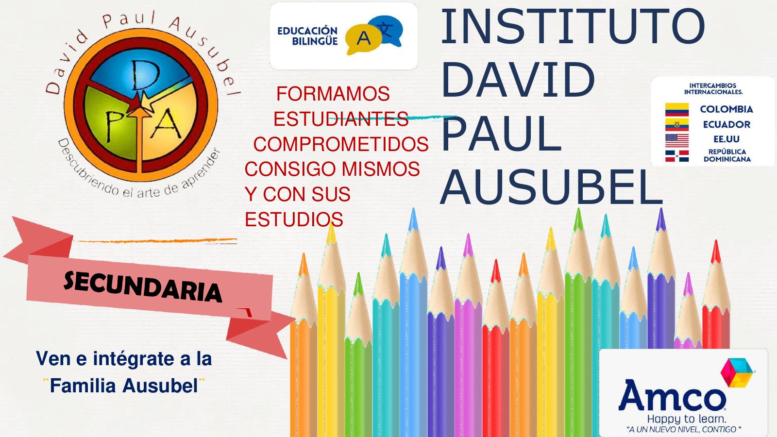Folleto informativo Secundaria – página 1