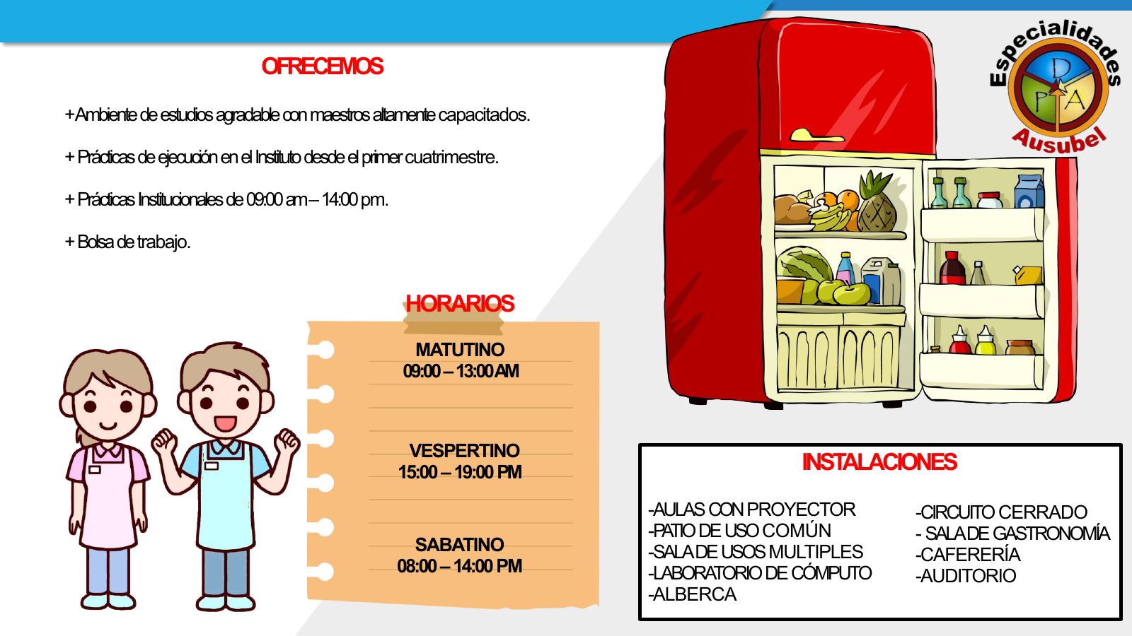 Folleto informativo Especialidad en Alimentos y Bebidas – página 5
