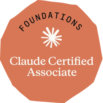 Claude Certified Associate, Foundations badge