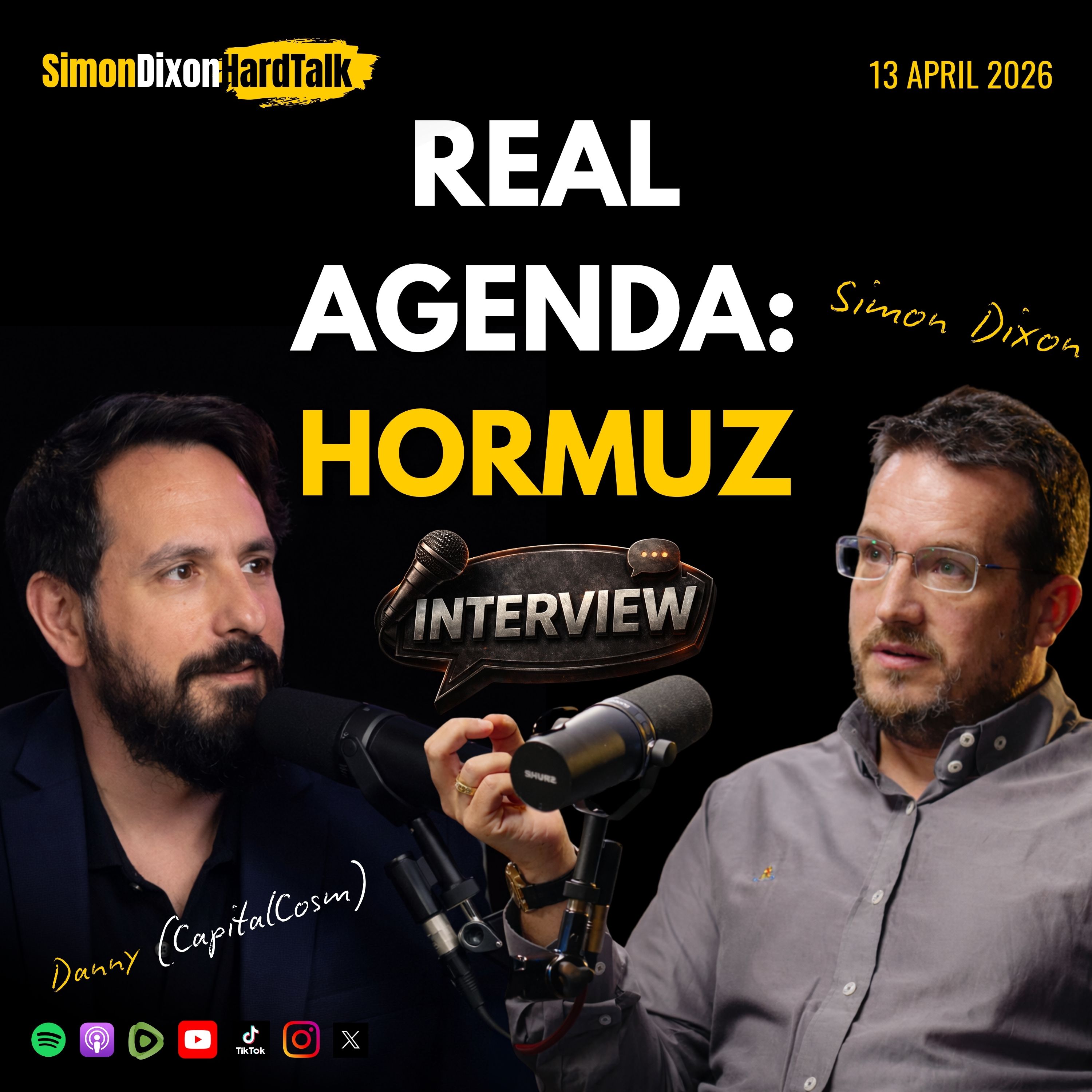 The Real Agenda Behind Hormuz: Oil, China & The Biggest Wealth Transfer in History — Simon Dixon on CapitalCosm