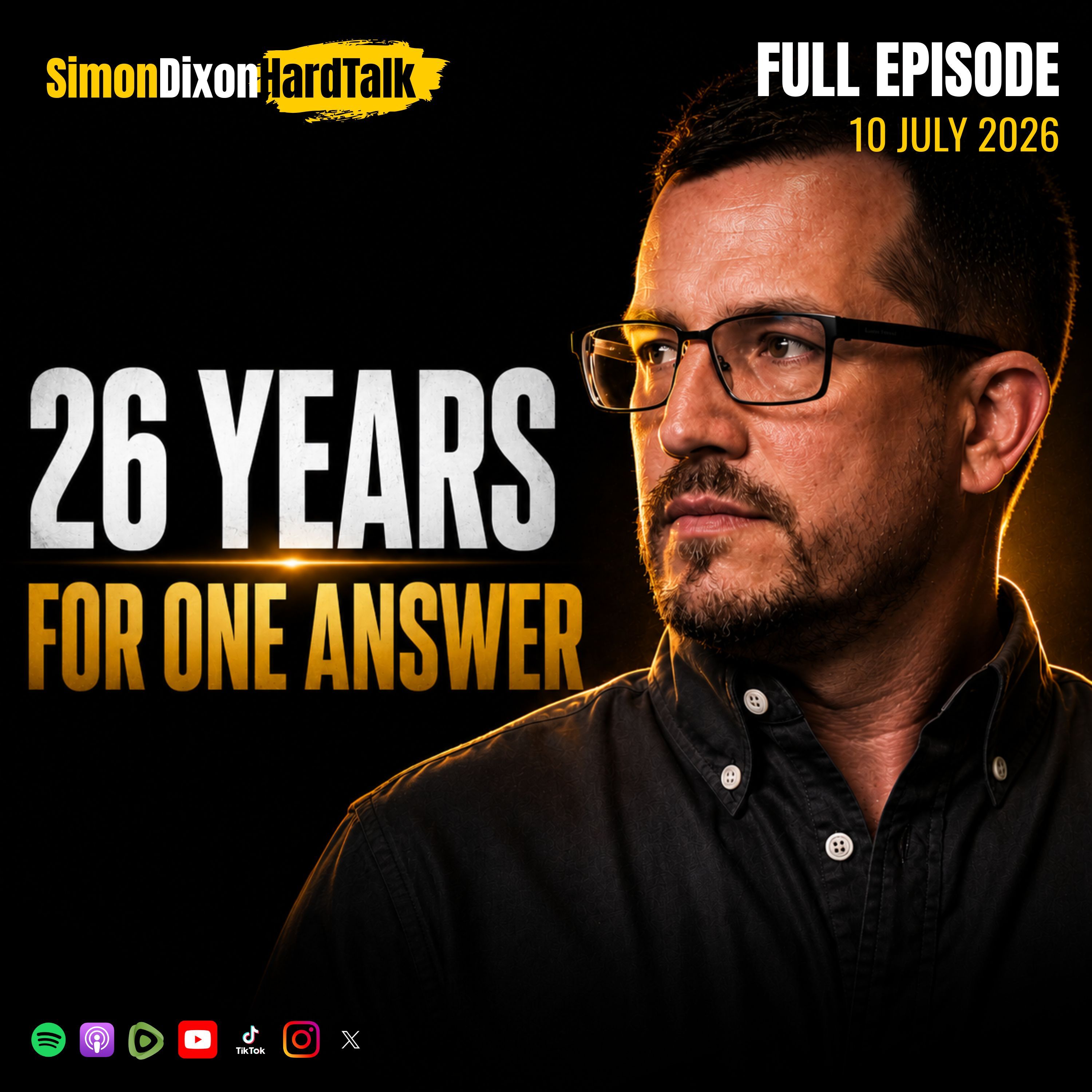 The Answer Took Me 26 Years | Simon Dixon Hard Talk LIVE episode artwork