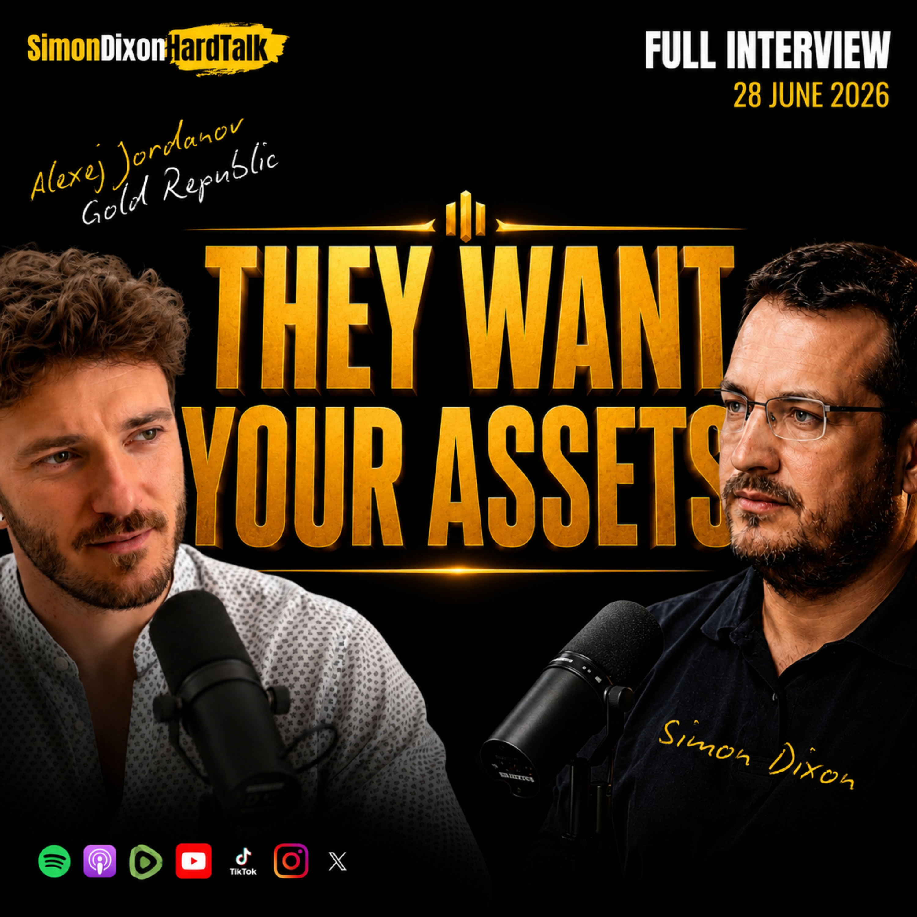 This Is the Asset-Stripping Phase | Simon Dixon on GoldRepublic Global w/ Alexej Jordanov episode artwork