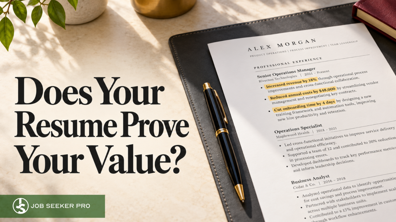 prove your value
