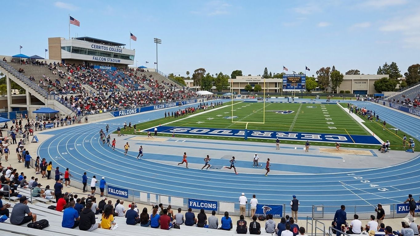 Cerritos college athletes competing