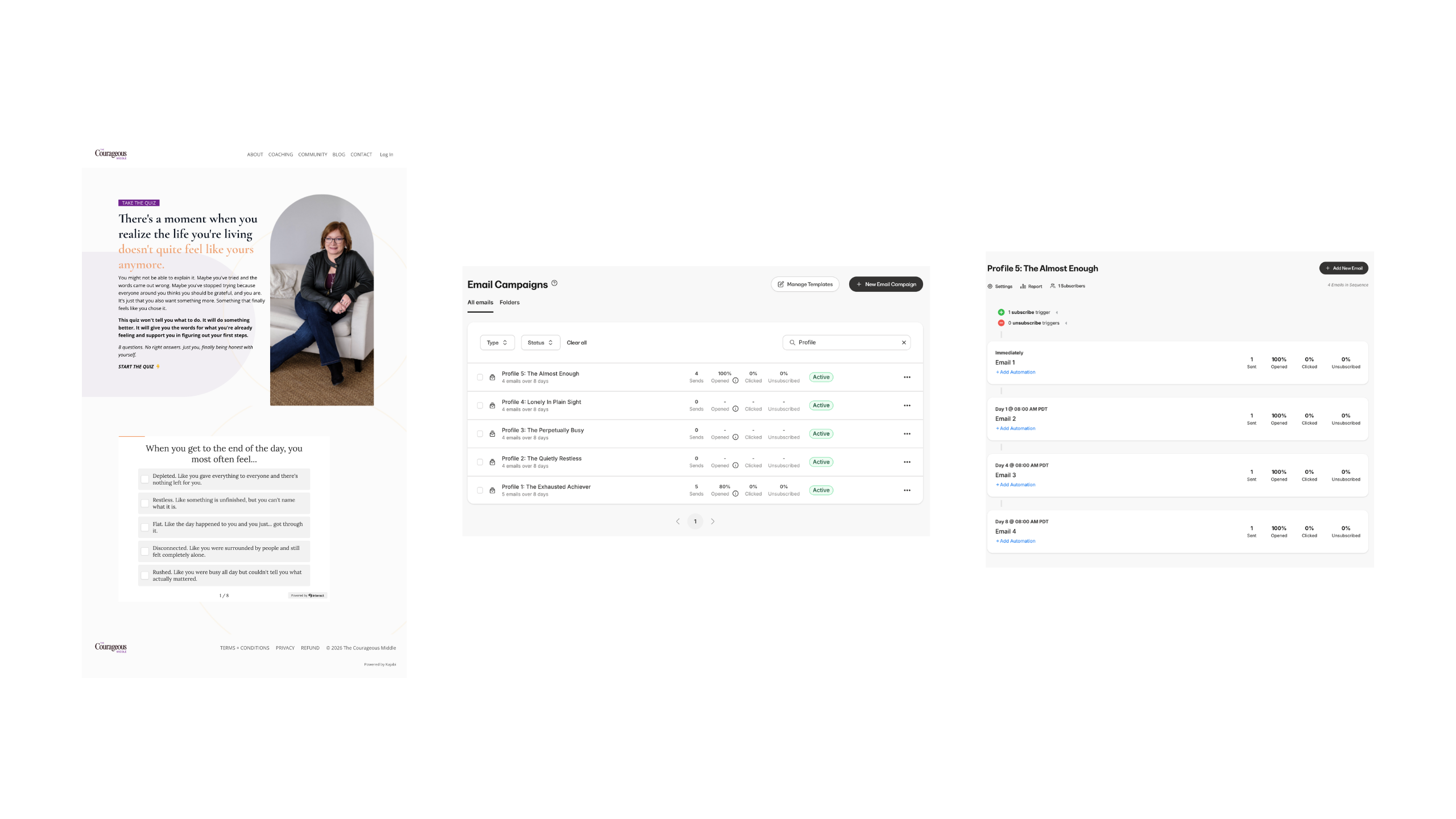 Kajabi Quiz Funnel Build 