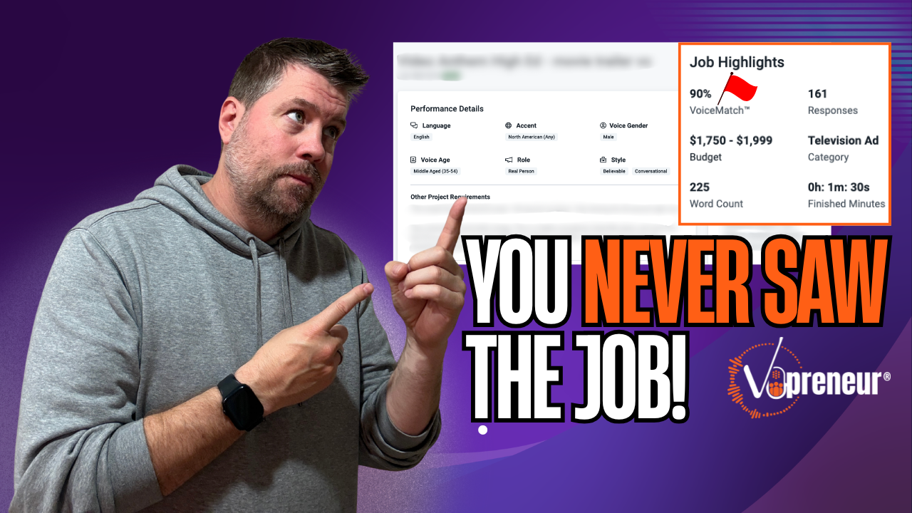 Why You're Missing Opportunities on Voices.com Before You Even Audition