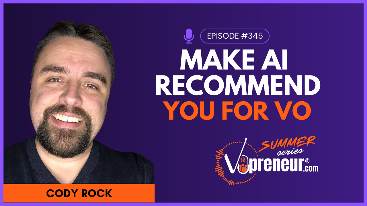 How to Make AI Recommend YOU as a Voice Actor - Everyday VOpreneur Podcast with Marc Scott