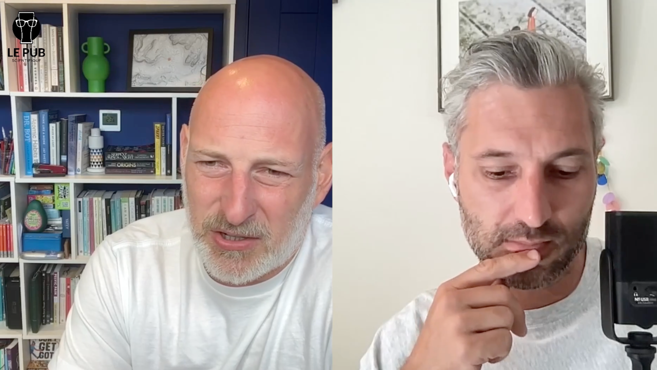 Tim Beames and Bart van Buchem discuss clinician burnout and wellbeing on the Le Pub Scientifique Pain Podcast