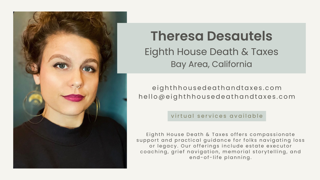 Eighth House Death & Taxes - Theresa Desautels