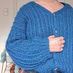 cardigan nube crochet