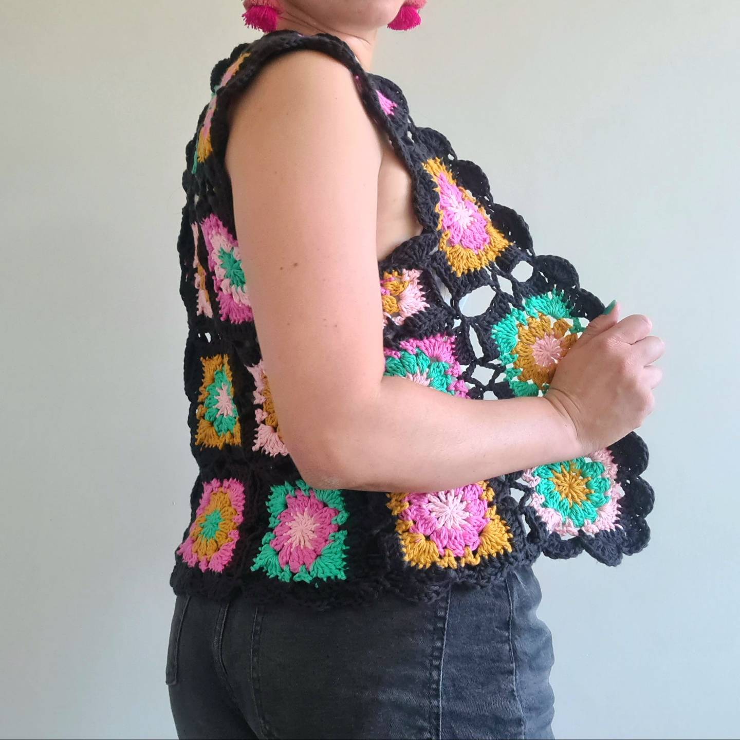 Bolero Folk crochet
