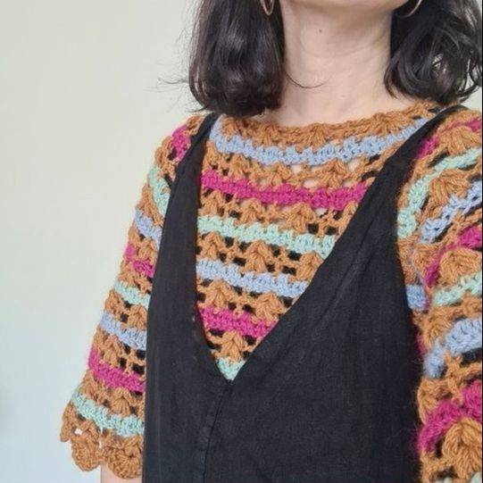 sweater yerba crochet