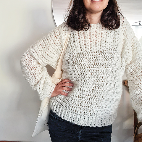 sweater volatil crochet